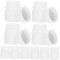 COSMEVIVI 12St Kleine 30-ml-Medizinflasche Flasche mit Tablettenbehälter mit Schraubverschluss Tablettendose Flasche tragen gesundheitsquickies plastikflasche Mini Kapseln tragen hdpe Weiß