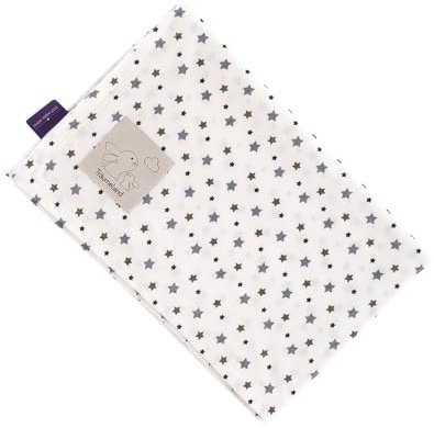 TRÄUMELAND Babydecke aus 100% Baumwolle – Vielseitige Jersey Babydecke – perfekt für das ganze Jahr – für den Einsatz im Kinderwagen oder als Kuscheldecke