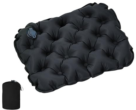 MEIION Adventure Shop adventureshop Ultraleichte & kompakte Sitzkissen - perfekt für unterwegs Tragbares aufblasbares Camping Sitzkissen Wasserdichtes Reisesitzkissen