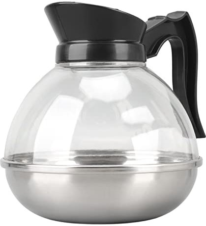 Akozon 1700ml Cafetero de Acero Inoxidable - Pot de café de Goteo Estadounidense Versátil, Jarra de Jugo y té té para Encimeras de Inducción, Olla de Cerveza Duradera - Ideal para Uso en el Hogar y