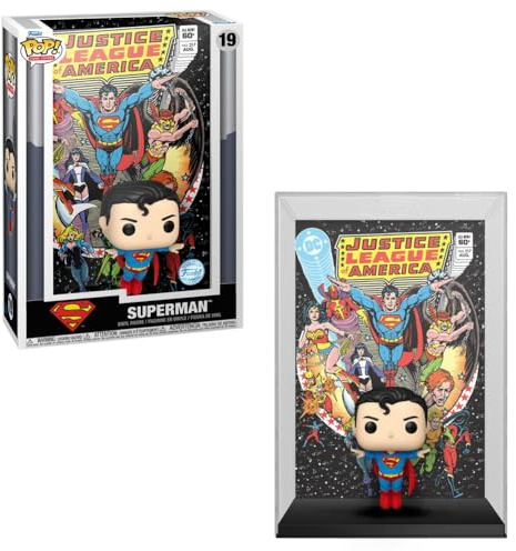 Funko POP! DC Superman (Justice League of America) Comic Cover #19 Vinyl Figure One Size