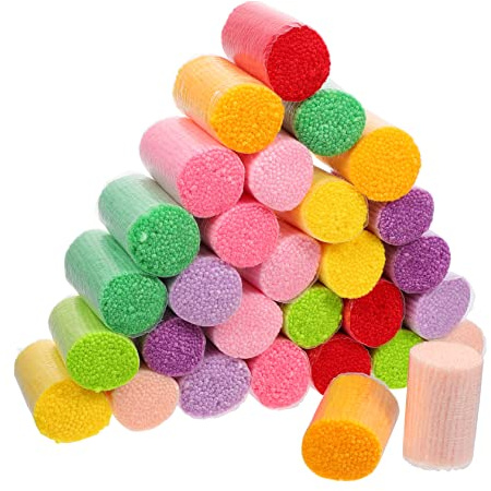 SEWACC Acrylwolle Garn 30 Stück Bunte Selbstgemacht Häkelgarn Strickgarn Weiches Atmungsaktives Garn Für Basteln Babydecken Socken Spielzeug