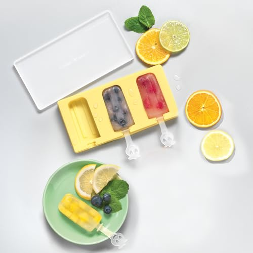 Metaltex Fun Kitchen Eislolly-Form – Silikonform für 3 Eis am Stiel