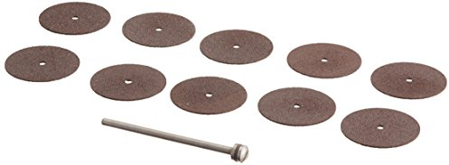 Proxxon 28810 Trennscheibensatz 22mm 10Stück +Träger, grau