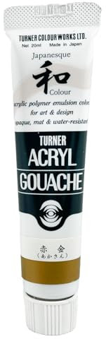 20ml Turner Acrylic Gouache Japanesque Red Black 307