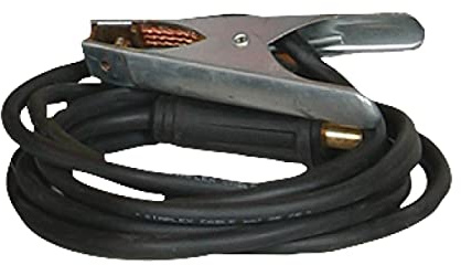 SCHWEISSKRAFT 1250250 Schweisskraft Kabel mit Klemme für Masse, 4m Länge, 50mm2, KS 50/13mm, Klemme 600A