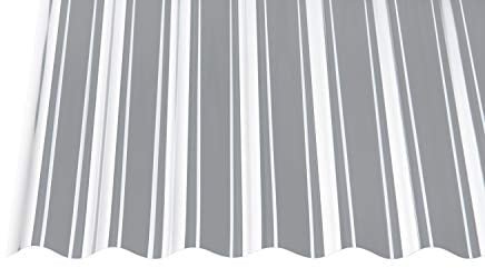 Polycarbonat Wellplatten Profilplatten Sinus 76/18 klar ohne Struktur (4000 x 1040 mm)
