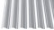 Polycarbonat Wellplatten Profilplatten Sinus 76/18 klar ohne Struktur (4000 x 1040 mm)