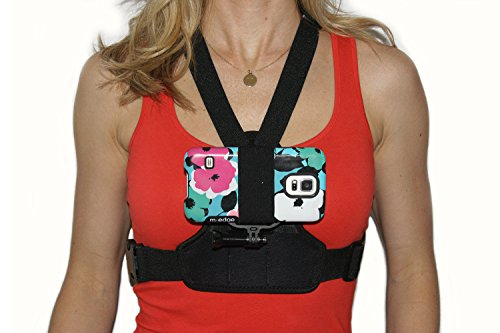 Brusthalterung mit Adapter für Smartphone, mit weiblichem Design, mit jedem Smartphone bedienbar, verwenden Sie ein Telefon oder Gopro, bequeme Passform für Damen oder Herren