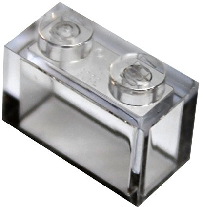 LEGO City - 50 transparent klar / durchsichtig Steine mit 1x2 Noppen