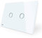 LIVOLO Interruttore per dimmer tattile con indicatore a LED Interruttore per luce a parete per pannelli a parete in cristallo, C902D-11