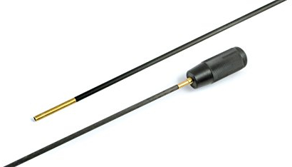 Niebling Waffenpflege Putzstock Carbon für Kaliber 4,5 mm / .177 wie Luftgewehre und Luftpistolen mit Kugellager und M3-Innengewinde und Einführhilfe