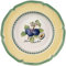 Villeroy & Boch French Garden Valence Suppenteller 6er Set, 23 cm, Tiefer Teller mit Pflaumen-Dekor, Premium Porzellan, Weiß/Bunt