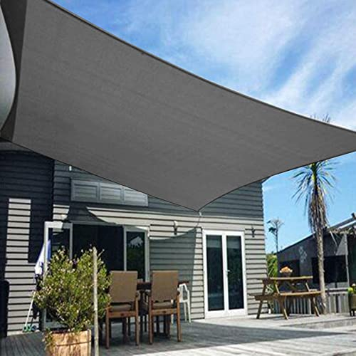 HENG FENG Voile d'ombrage Rectangulaire 2X3m HDPE Toile Ombrage Auvent Respirant Protection des Rayons UV pour Extérieur Jardin Terrass Balcon Couleur Anthracite