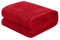 Mixibaby Waschhandschuh, Gästetuch, Handtuch, Duschtuch, Badetuch, Saunatuch aus Frottee, Größe:Badetuch 100x150cm, Farbe:Rot