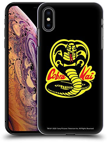 Head Case Designs Offizielle Cobra Kai Logo Grafiken Harte Rueckseiten Handyhülle Hülle Huelle kompatibel mit Apple iPhone XS Max