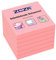 ZCZN Haftnotiz Sticky Notes Selbstklebende Haftnotizzettel Notizzettel Klebezettel 6 Blöcke, 80 Blatt, 76 x 76 mm, rosa