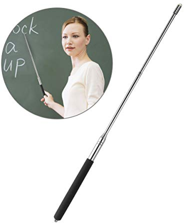 VALICLUD Lehrer Zeigestock Zeiger Stick Teleskop Handzeiger Ausziehbarer Lehrzeiger Einziehbar für Lehrer Führt Moderatoren