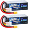 Zeee 6S Lipo Battery 22.2V 2200mAh 120C RC Battery with XT60 Connector for RC Car Boat Truck Helicopter Airplane UAV Drone FPV RC Hobby (2 Pack)