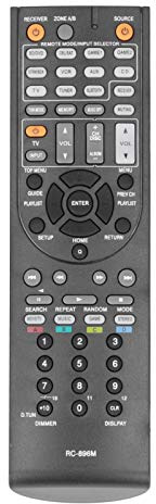 Fernbedienung, RC-896M Fernbedienungsersatz für Onkyo-Leistungsverstärker AV-Empfänger RC-737M RC-801M RC-836M RC-865M RC-762M RC-764M RC-810M