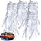 50 Stück Weiß Autoschleifen Hochzeit Deko Schleifen Hochzeit Deko Vintage Antennenschleifen Autoschleifen Set für Hochzeitsdeko Auto Tisch Zimmer Party Dekoration