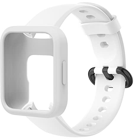 Tyogeephy Cinturino Custodia Compatibile con Redmi watch 2/Mi Watch 2 lite per Donne Uomini, Morbido Silicone Sport Cinturino Sostituzione Wristband per Redmi watch 2 Smart Watch