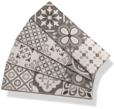 Cenefa Adhesiva para cocina o baño,Piezas Pegatinas de Baldosas,Azulejos Adhesivos Cocina,Mosaico Pegatinas de Azulejos de Pared