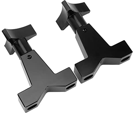 High Lift Jack Tube Mount, 1 Zoll Bis 2,5 Zoll Lift Jack Tube Halterung aus Metall, Robust für SUV (Schwarz)