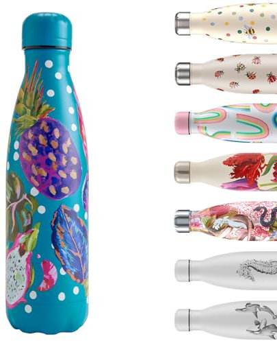 Chilly's Water Bottle - Stainless Steel and Reusable - Leak Proof, Sweat Free - Dragon Fruit Dreams, 500ml