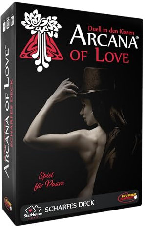 Private Games | Arcana of Love | Kartenspiele für Paare ab 18 Jahre | Anregende Aufgaben für Beziehungen | Deutsch (Scharfes Deck)
