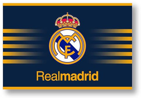 Bandera Real Real - Colección oficial Real Madrid - 100 x 150 cm