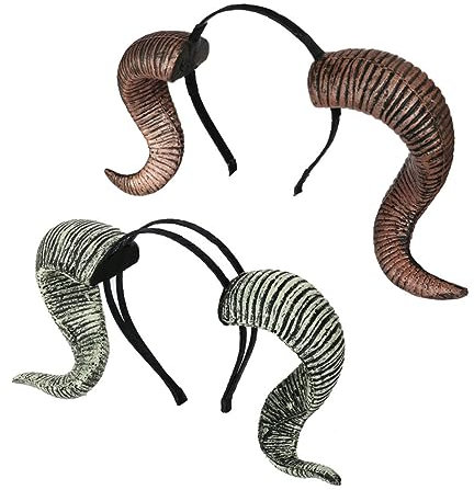 MERRYHAPY 2stücke Halloween Haarschmuck Einzigartiges Kostümzubehör Für Festlichkeiten Für Cosplay Und Halloween-partys Antikem Gold Und Silber