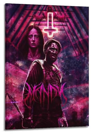 VBYTAXTWJ Filmposter Mandy, dekoratives Gemälde, Leinwand, Wandposter und Kunstdruck, modernes Familienschlafzimmer-Dekor-Poster, 40 x 60 cm