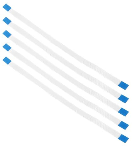 ECSiNG 5 Pezzi 6Pin Pulsante Di Reset Di Alimentazione Cavo A Nastro Flessibile Connettore A Nastro Compatibile Con Sony Compatibile Con Playstation 3 PS3 Slim 3000 Controller (100mm)