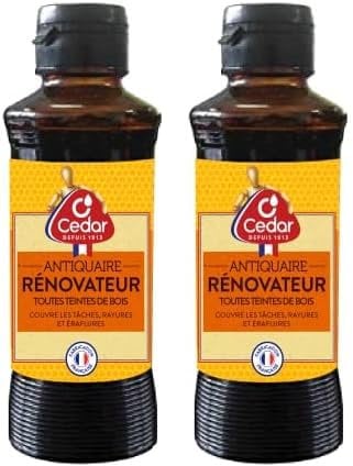 O'Cedar - Cire Bois Incolore - Antiquaire Rénovateur - Meubles Anciens et Parquet - 100 ml (Lot de 2)