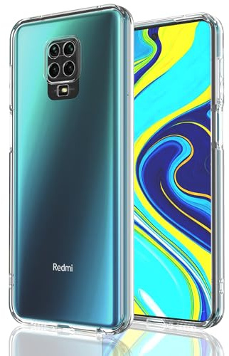 AK Funda para Xiaomi Redmi Note 9S / 9Pro / 9Pro MAX Transparente,Funda Carcasa Protectora Antigolpes Transparente Silicona Suave Case para Redmi Note 9S