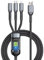 3 In 1 Super Fast Charging Cable, Universal Compatibility Portable 100w Multi Charging Cable (2M)