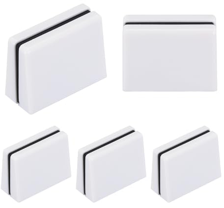 sourcing map Universal Fader Knobs, White Mixer Fader Caps Slider Potentiometer Replacement Plastic for DJ Controller Mixer Console, 5 Pack