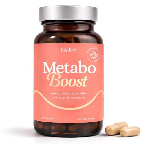 Metabolism Booster & Thermogenic Fat Burner | Natural Weight Loss Support & Appetite Suppressant for Women | Green Tea Extract, L-Carnitine, Caffeine, Cayenne, Chromium | Burn Belly Fat & Boost Energy