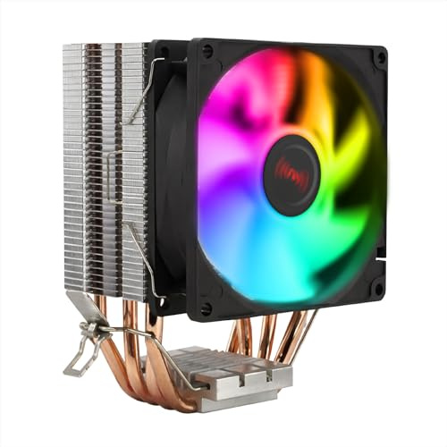 Nuwo Bifrost Dissipatore CPU Ad Aria TDP 160W | 4 Heatpipe Contatto Diretto | Ventola 90mm LED FRGB | Altezza 132mm | LGA 1700 1200 115x AM5 AM4 AM3