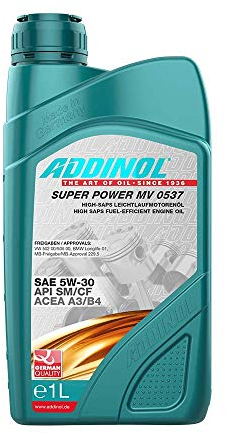ADDINOL SUPER POWER MV 0537 5W-30 A3/B4 Motorenöl, 1 Liter