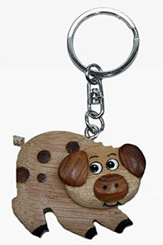 Cornelißen Schwein Schlüsselanhänger aus Holz