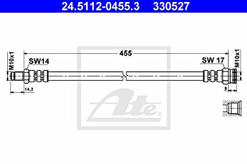 ATE 24.5112-0455.3 Bremsschlauch