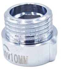PLUMBING4HOME 1/2 BSP Brass Extension Pipe, Chrome Finish - 10mm Long