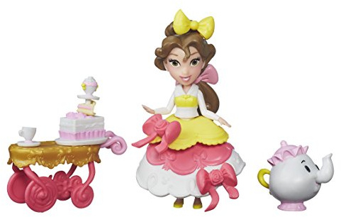 Hasbro Disney Prinzessin B5335ES0 - Disney Prinzessin Little Kingdom Belles Servierwagen, Figuren