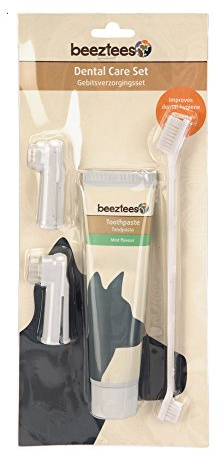 Beeztees Gebisspflegeset ZAHNBÜRSTE+ BÜRSTE