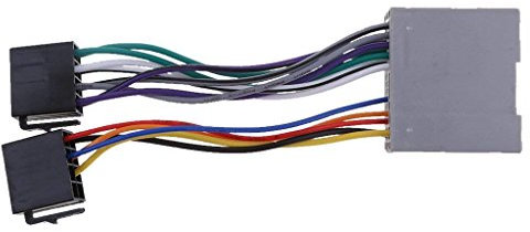 Sgerste per Ford Fiesta 02 – 05 connettore ISO cablaggio Vehcles stereo radio caricabatteria PC2 – 80 – 4, per MK6 (con 3 parte nel cruscotto radio) 2002 – 2005 connettore ISO to fit most radio