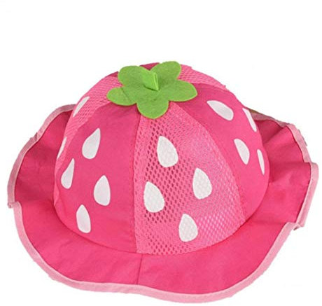 Culer Bucket Hut Für Kinder Nette Baumwolle Atmungsaktiv Erdbeere Sonnenhut Für Kinder Mädchen