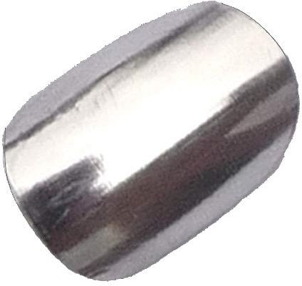 Chix Nails Nail Wraps Silver Chrome Lightning Mirror Fingers Toes Vinyl Foils Decals Stickers Beauty Salon