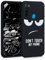 kwmobile Coque pour Smartphone Compatible avec Xiaomi Redmi Note 8 (2019/2021) - Housse de téléphone en Silicone Blanc-Noir